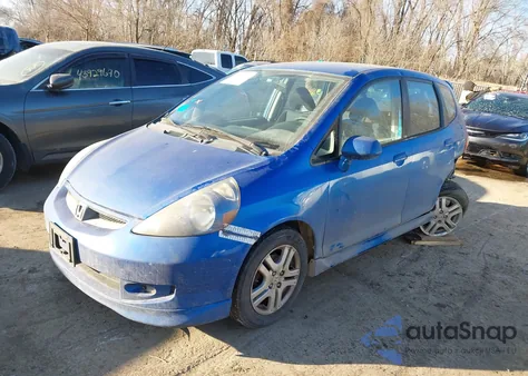 2008 Honda Fit Sport from USA, damaged, VIN JHMGD38658S071058